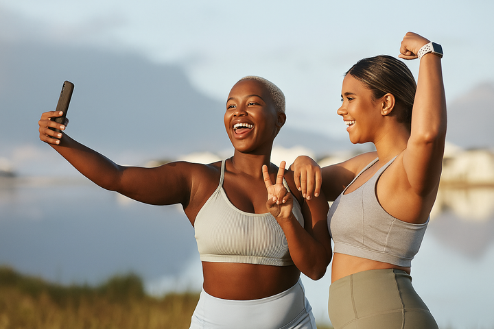 Vibrant scene representing healthy cells and radiant skin