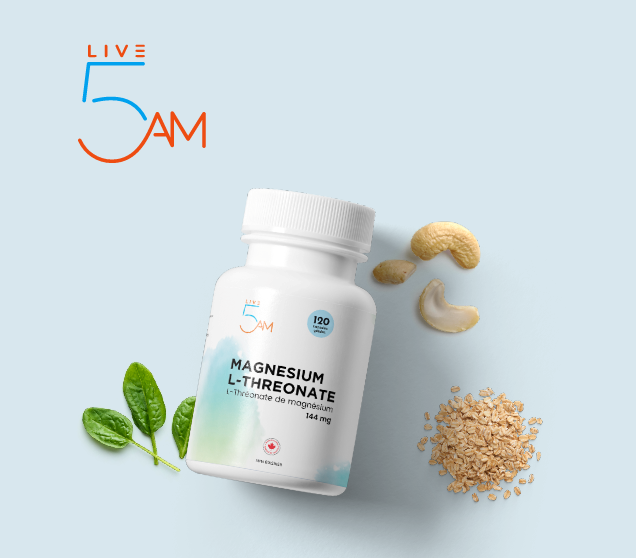 Magnesium L-threonate supplement with mineral-rich foods