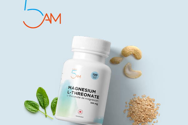 Magnesium L-threonate supplement with mineral-rich foods