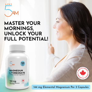 Live 5AM Magnesium L-Threonate for memory and focus