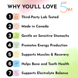 Live 5AM Magnesium Bisglycinate 200mg supplement facts panel