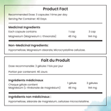 Live 5AM Magnesium L-Threonate 144mg made in Canada