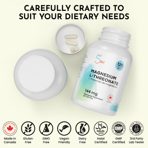 Live 5AM Magnesium L-Threonate capsules for cognitive support