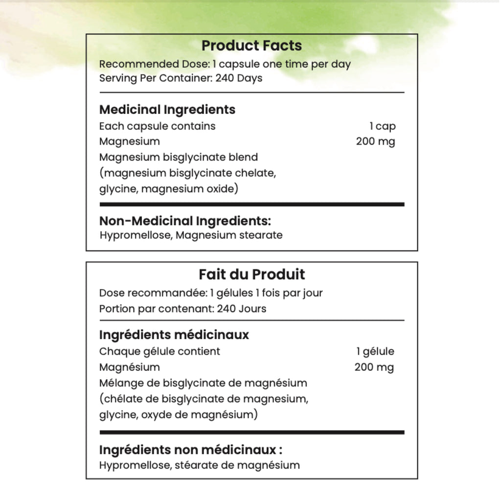 Magnesium Bisglycinate 200mg