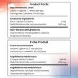 Live 5AM NMN 600mg bottle with capsules